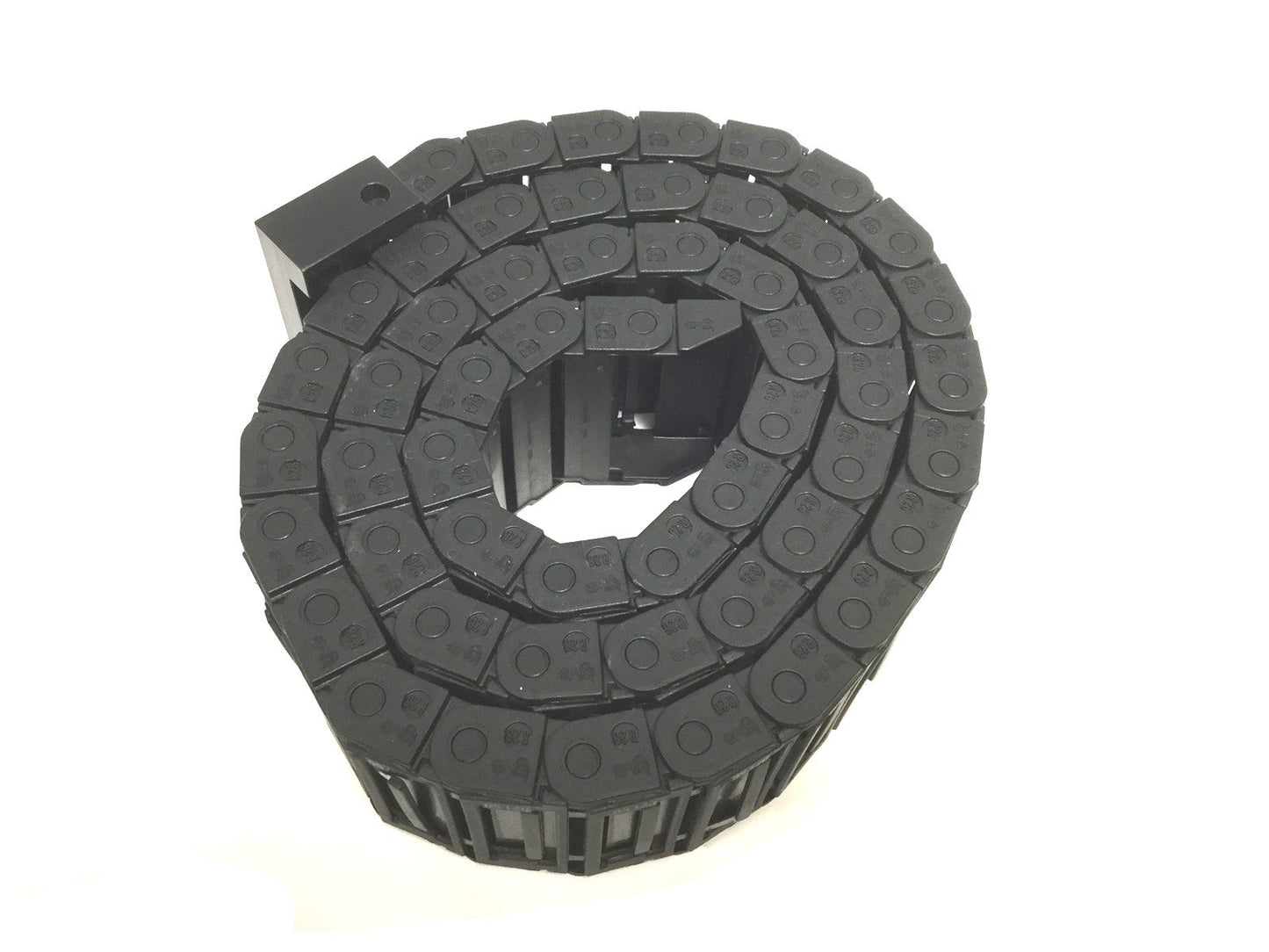 Used Igus 07-50-028 Energy Chain Bend Radius: 28mm (R28), Length: 44", In-Width: 50mm