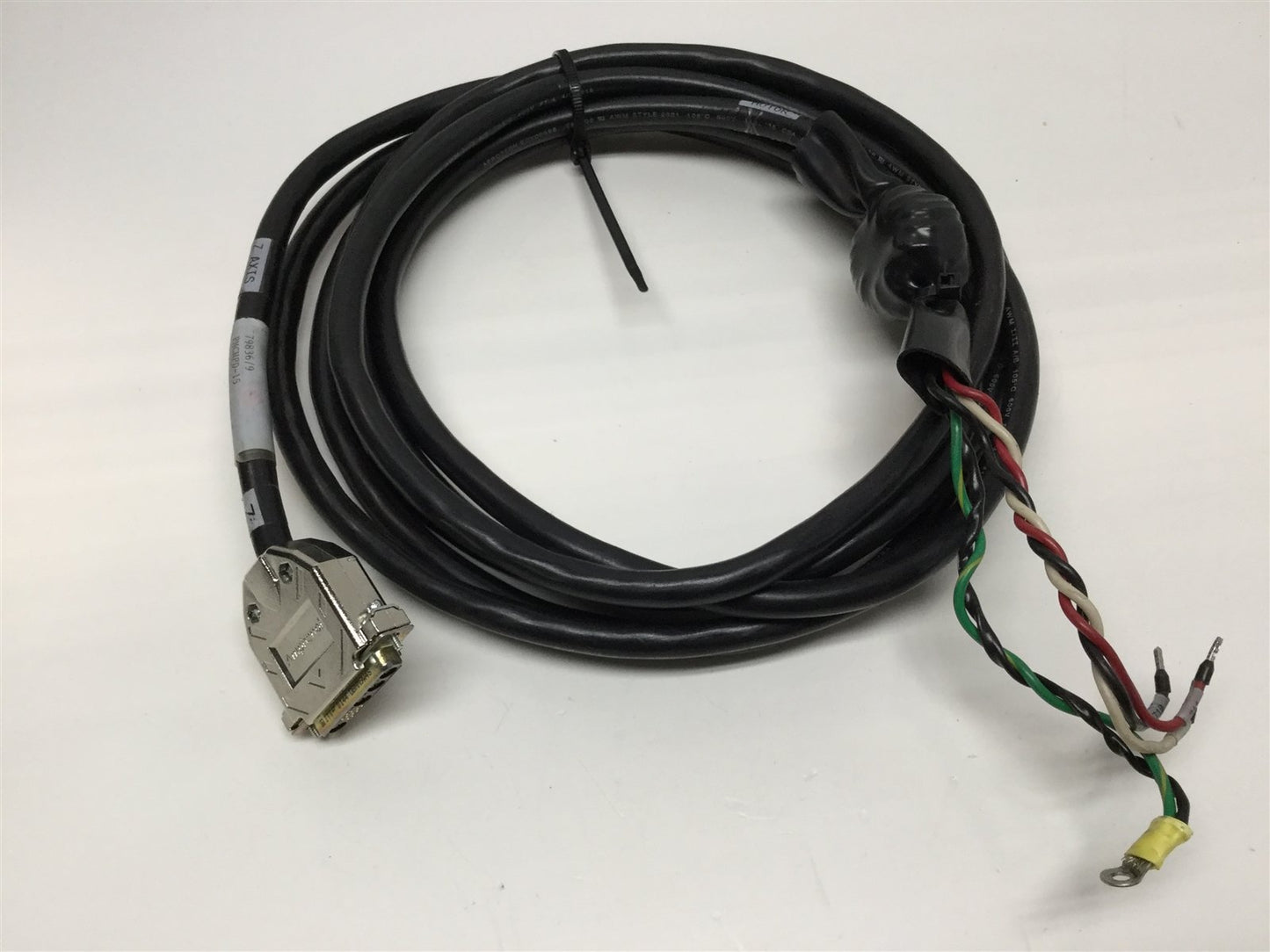Used Aerotech 630C1789-1 Rev C PMCHPD-15 Brushless Servo Motor Power Cable 15ft