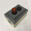 Used Allen Bradley 800H-2HZ4R Push-Button Enclosure with 2x Push-Buttons, 6"x4.75"x4"