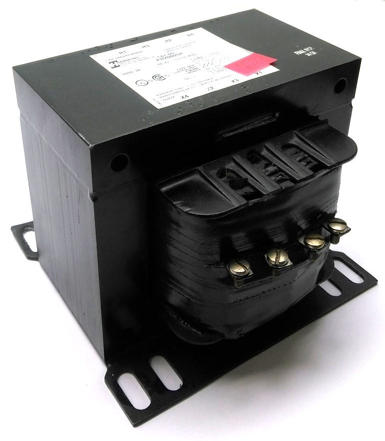 Used Hammond PH2000SP Transformer, Pri: 208/416VAC Sec: 120/240VAC 2000VA 16.6/8.33A