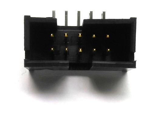 New Lot of 20 New AMP 103311-1 Right Angle 2 Row 10 Pin Header, .1" Gold Plated Pins