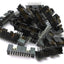 New Lot of 19 New AMP 103311-5 Right Angle 2 Row 20 Pin Header, .1" Gold Plated Pins