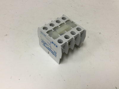 Used Cutler Hammer C320KGT8 Auxiliary Contact Block, 1-Pole, N/C Contact, 6A 600V
