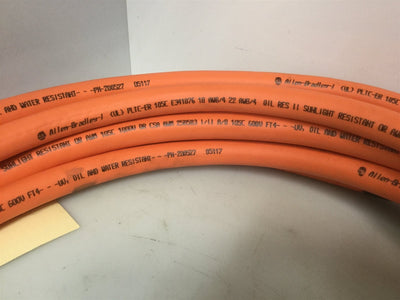 Used AB 2090 PLTC-ER Multi-Conductor Shielded Core Cable 18/4+22/4 600V UV Oil 20ft