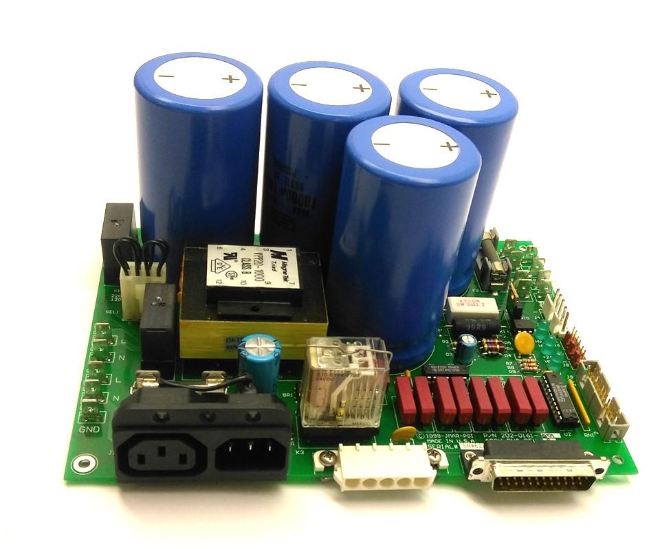 Used JMAR PSI 202-0161-001 Power Control Board, 4-Pin & 25-Pin D-Sub Connectors