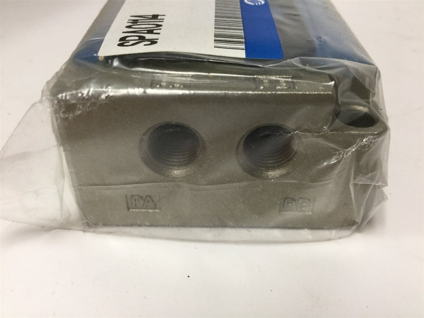 New Lot of 3 New SMC SPA0114 Subplates, Ports: 1/8" NPT and 1/4" NPT, 3.25" x 2.125"