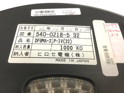 New Lot of 280 New Hirose Electric DF9MA-31P-1V(32) Header Connector 31 Positions