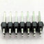 New Lot of 50 New AMP 640457-2 14-Pin Breakaway Headers, Spacing .1", 2 Rows, Tin