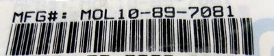 New Lot of 200 New Molex 10-89-7081 8-Pin Breakaway Headers, Spacing .1" 2 Rows, Tin