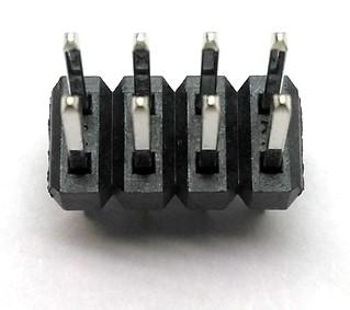 New Lot of 200 New Molex 10-89-7081 8-Pin Breakaway Headers, Spacing .1" 2 Rows, Tin