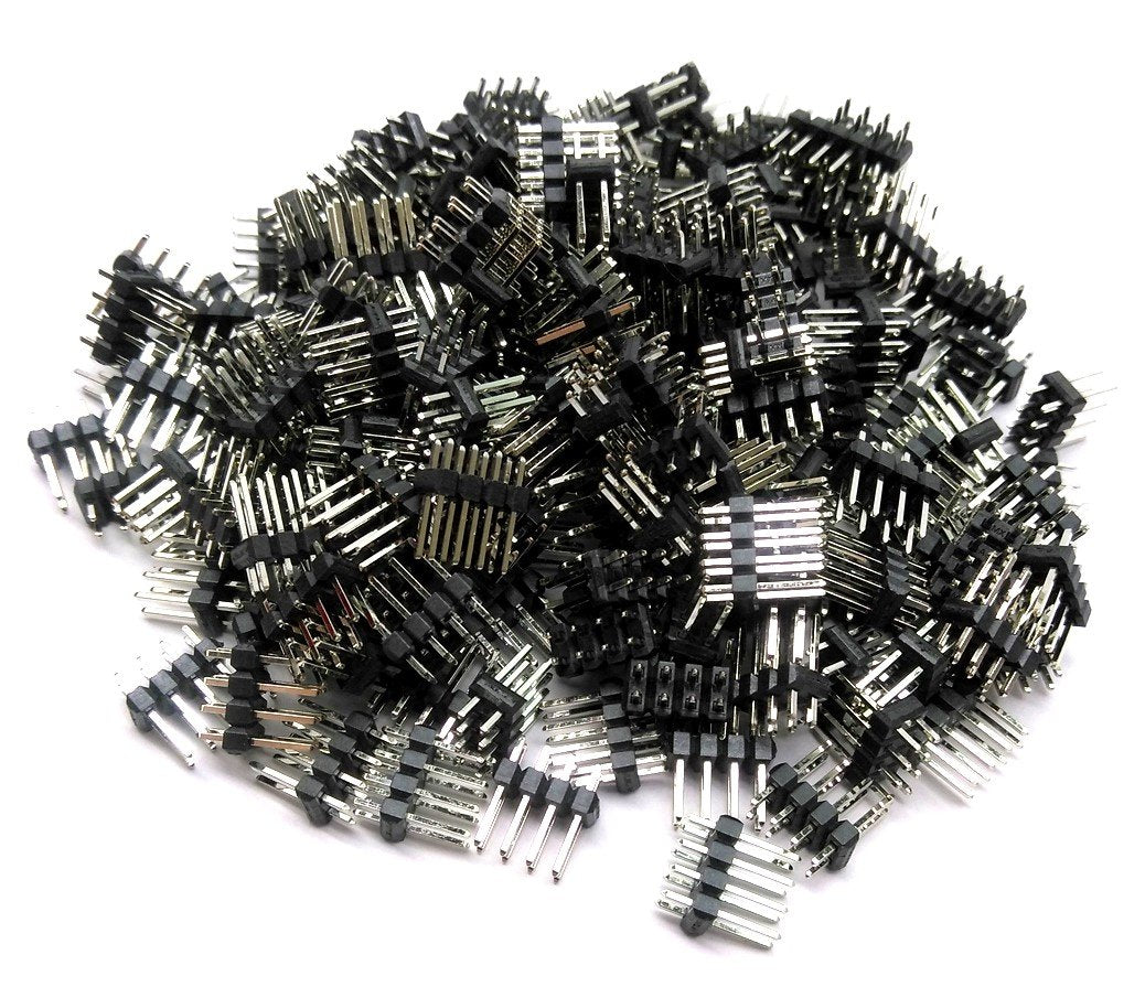 New Lot of 200 New Molex 10-89-7081 8-Pin Breakaway Headers, Spacing .1" 2 Rows, Tin