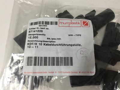 New Lot of 24 New Murrplastik 87141226 Cable Entry Grommets, For 10mm-11mm OD