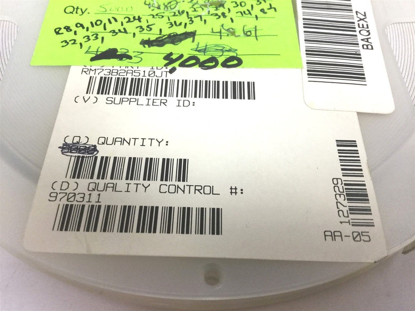 New Lot of 3900 New KOA Speer RM73B2AT510J Thick Film Resistor, Resistance: 51 Ohm