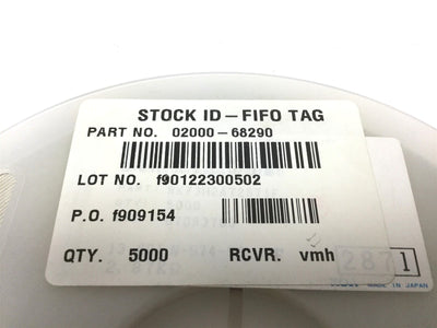 New Lot of 5000 New KOA RK73H2AT2871F Thick Film Resistor, Resistance: 2.87K 1%