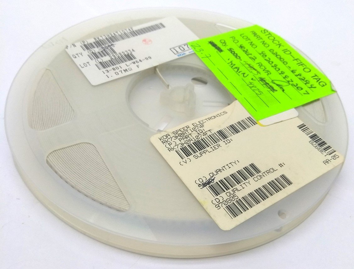New Lot of 4000 KOA Speer RK73H2AT1074F Thick Film Resistor .125W ±1% 1.07m Ohm 150V