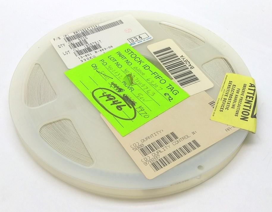 New Lot of 4000 KOA Speer RM73B2AT334J Thick Film Resistor .125W ±1% 330k Ohm 150V
