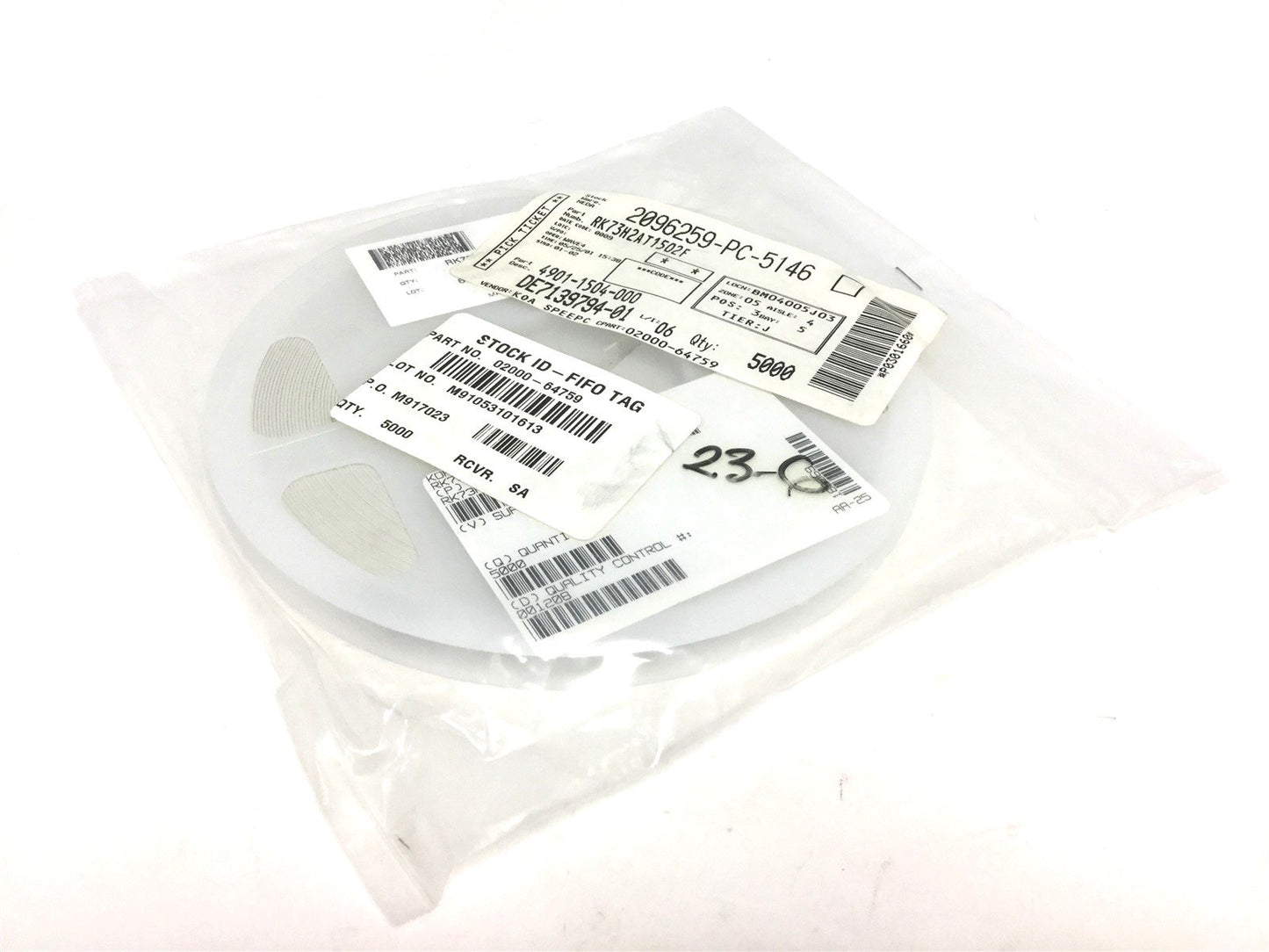 New Lot of 5000 KOA Speer RM73H2AT1502F Thick Film Resistor .125W ±1% 15k Ohm 150V