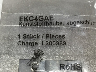 New Lot of 2 FCT Electronic FKC4GAE D-Sub Backshell, Straight w/ M&F DB37 Connectors