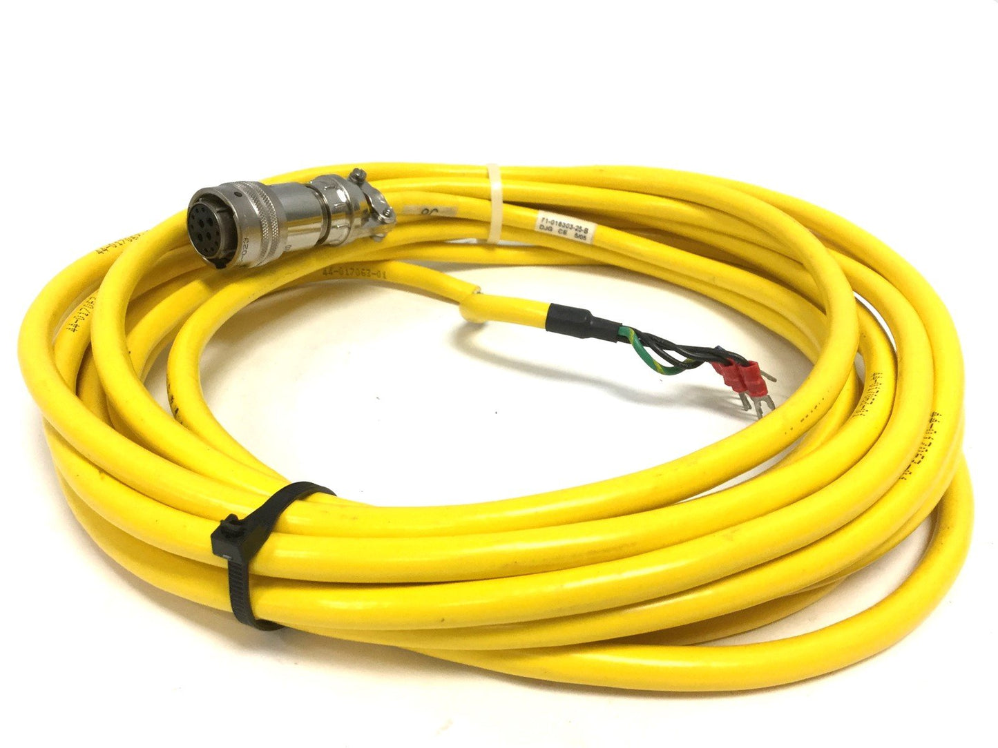 Used Parker Hannifin 71-018303-25-B Servo Power Cable, Gemini, 25 FT Length