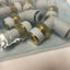 New Lot of 10 New SMC KQ2L06-02S One-Touch Elbow Fittings, 6mm Tube OD to Rc 1/4"