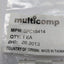 New Lot of 8 Multicomp SPC15414 RF/Coaxial Straight Adapter, Female to Female