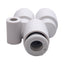 New Lot of 10 SMC KQ2U06-00 Pneumatic Union Y Fitting, ø6mm One-Touch, -100kPa~1MPa