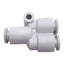 New Lot of 10 SMC KQ2U06-00 Pneumatic Union Y Fitting, ø6mm One-Touch, -100kPa~1MPa