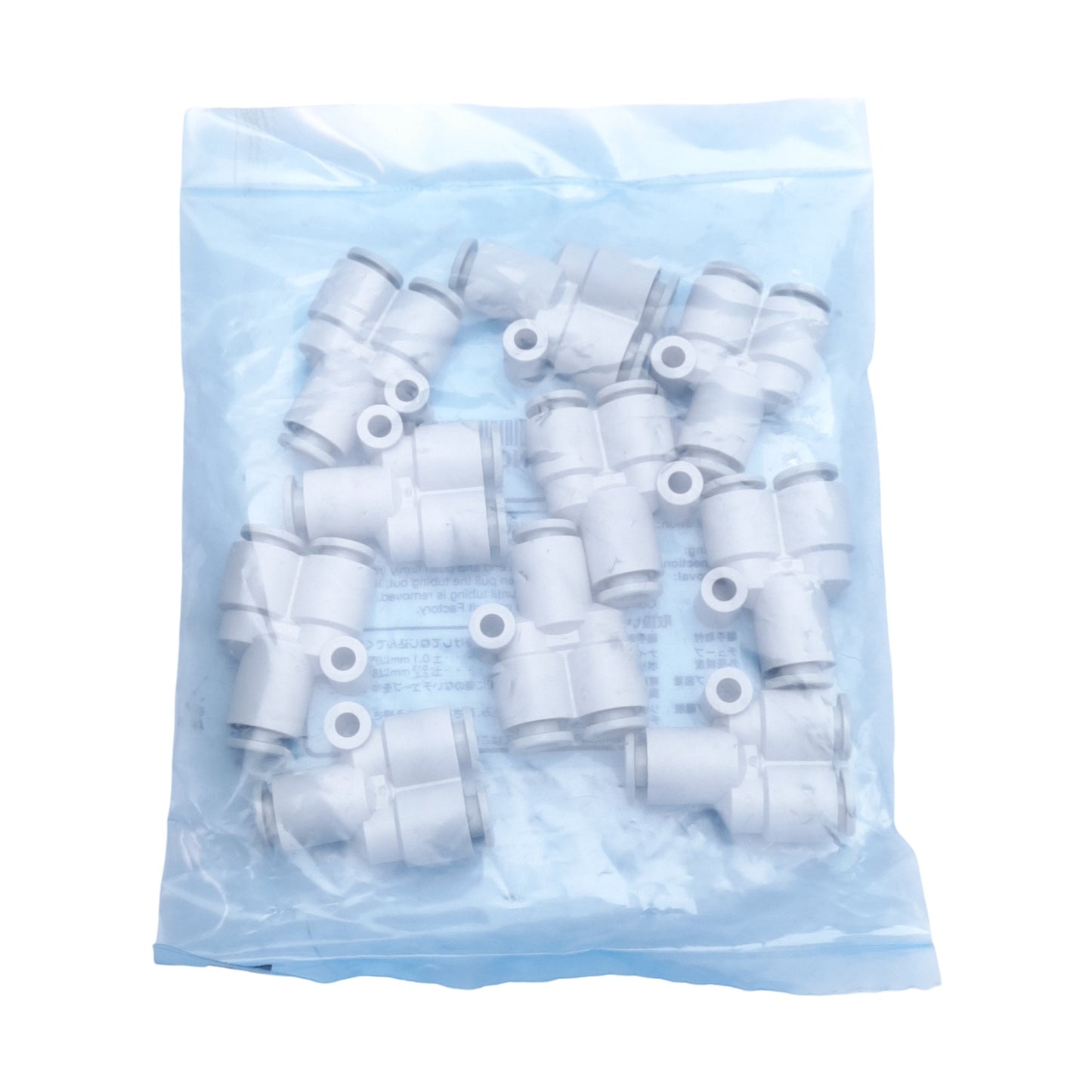 New Lot of 10 SMC KQ2U06-00 Pneumatic Union Y Fitting, ø6mm One-Touch, -100kPa~1MPa