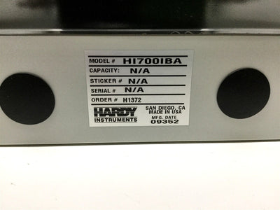 New – Open box Hardy Instruments HI700IBA Weight Scale Intrinsic Safety Barrier*Missing Diodes*