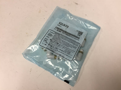 New Lot of 10 New SMC KQ2L06-01S One-Touch Elbow Fittings, 6mm Tube OD to Rc 1/8"