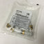 New Lot of 5 New SMC KQ2Y12-U02A Male Run Tee Fittings, 12mm Tube to Rc 1/4" Thread
