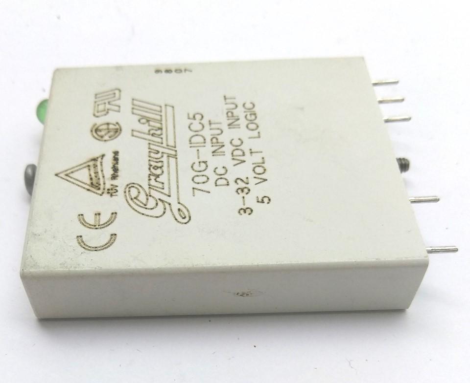 Used Lot of 4 Grayhill Inc 70G-IDC5 Input Relay, In: 3-32VDC 18mA Out: 5VDC 10mA