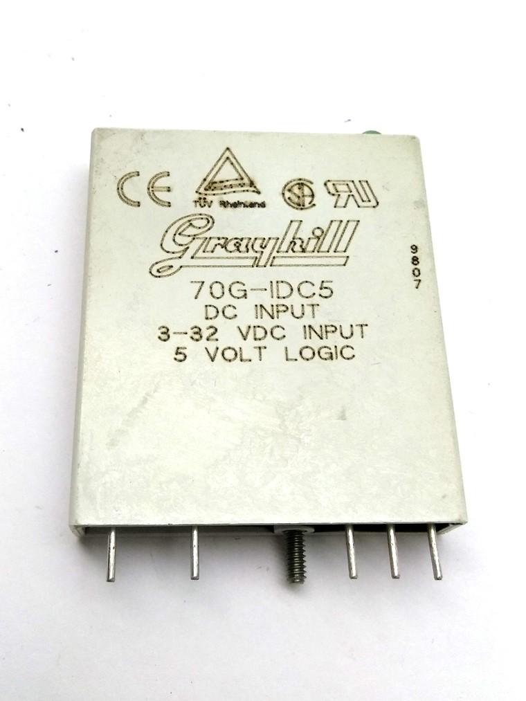 Used Lot of 4 Grayhill Inc 70G-IDC5 Input Relay, In: 3-32VDC 18mA Out: 5VDC 10mA