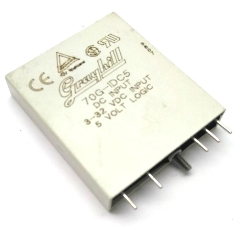 Used Lot of 4 Grayhill Inc 70G-IDC5 Input Relay, In: 3-32VDC 18mA Out: 5VDC 10mA