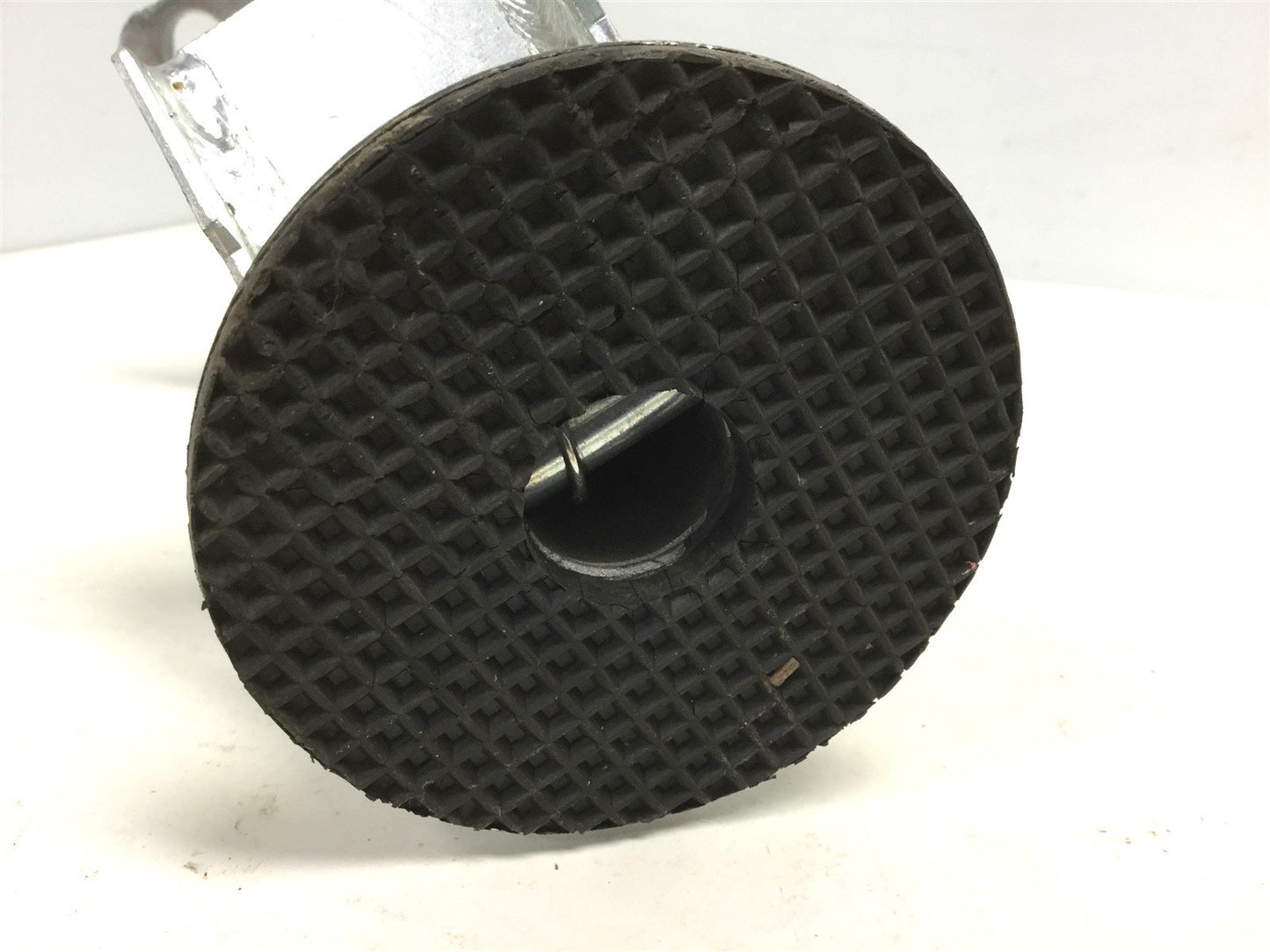 Used Hamilton TL-8J Floor Truck Lock Extended Height: 9.5" Plate: 4"x4.5" Zinc Plated