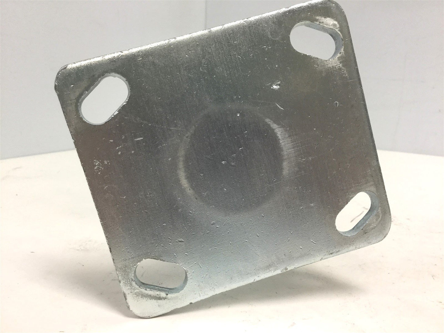 Used Hamilton TL-8J Floor Truck Lock Extended Height: 9.5" Plate: 4"x4.5" Zinc Plated