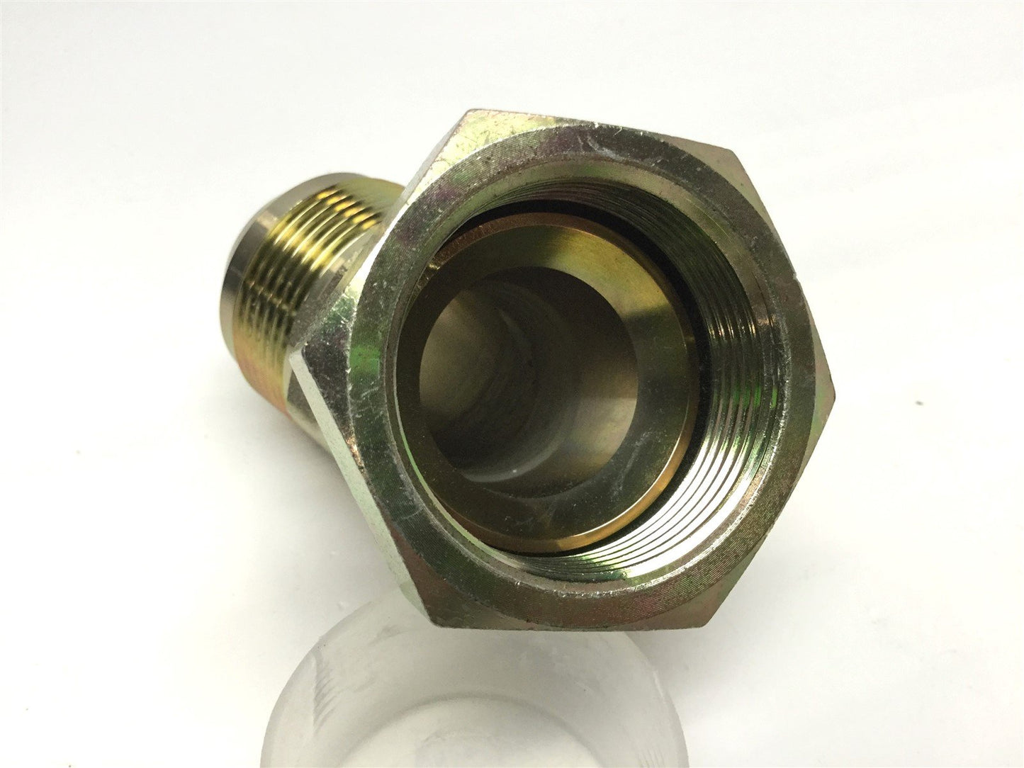 New – Open box JIC-20 37° Flare 45-Degree Swivel Nut Elbow Hydraulic Fitting Male-to-Female