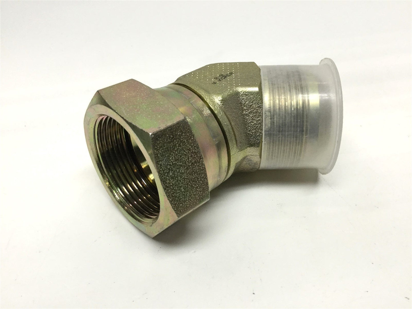 New – Open box JIC-20 37° Flare 45-Degree Swivel Nut Elbow Hydraulic Fitting Male-to-Female