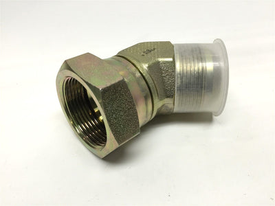 New – Open box JIC-20 37° Flare 45-Degree Swivel Nut Elbow Hydraulic Fitting Male-to-Female