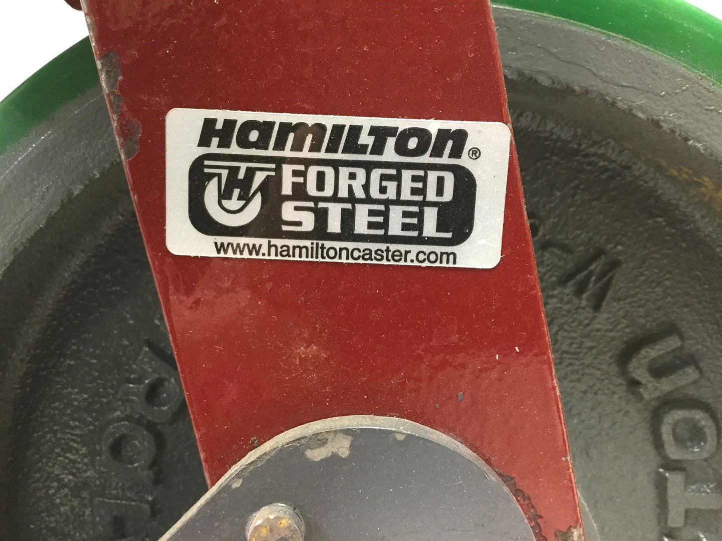 Used Hamilton W-820-D-1 Swivel Caster W/ 8x2 Duralast Wheel, Break, and Lock