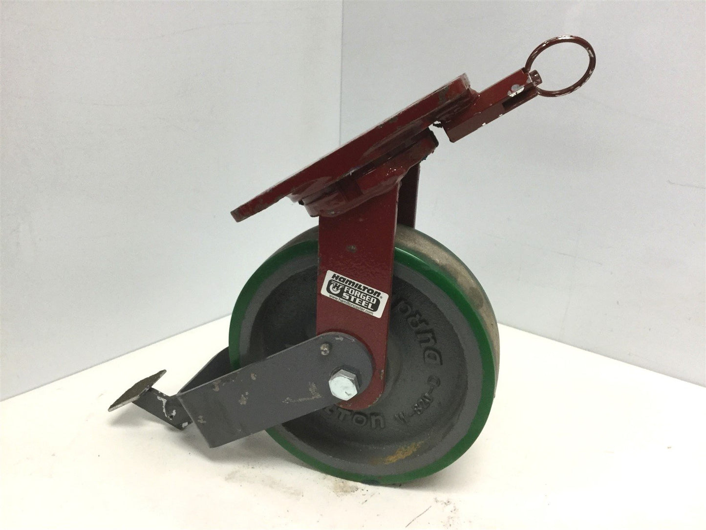 Used Hamilton W-820-D-1 Swivel Caster W/ 8x2 Duralast Wheel, Break, and Lock