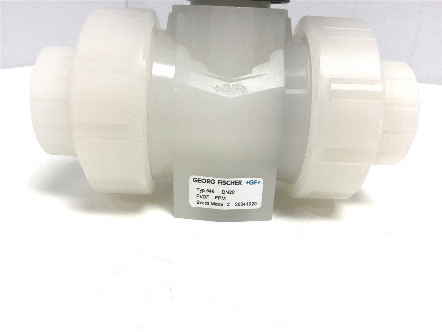 New George Fischer 175.546.333 Ball Valve Ports: 3/4" NPT, Wetted Material: PVDF