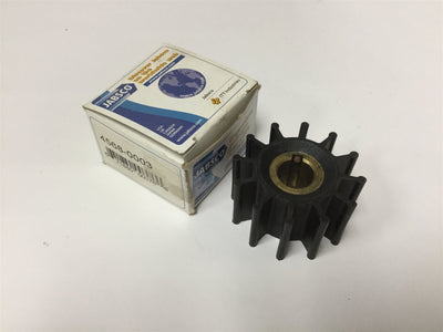 New Jabsco 4568-0003 Replacement Flexible Impeller, 12-Blade, OD: 2.25"