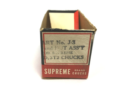 New Supreme J-3 Jaw And Nut Assembly for Supreme 3D, 3T2 Chucks, OD: 1.575"