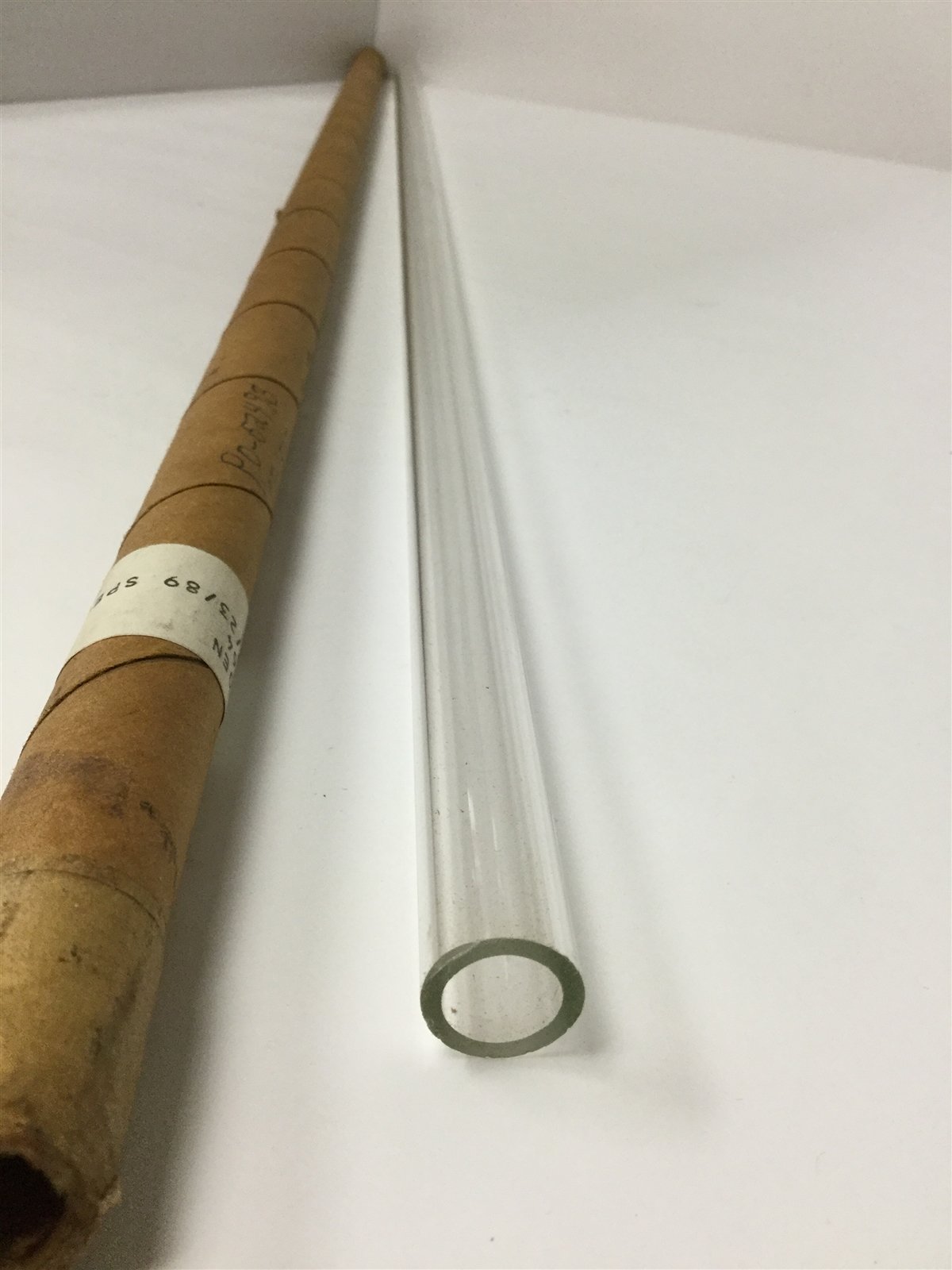 New – Open box Glass Tubing, Length: 31.25", Inside Diameter: 0.465", Outside Diameter: 0.61"