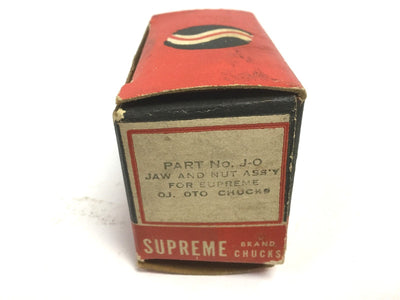 New Supreme J-0 Jaw And Nut Rebuild Kit for 0J 0T0 Chucks Collar OD: 0.815"