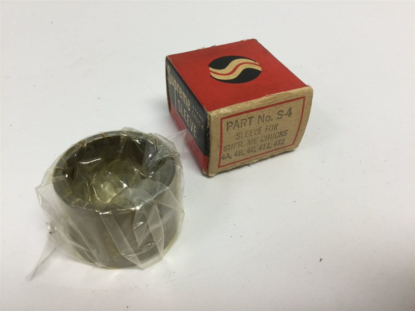 New Supreme Chuck S-4 Chuck Sleeve, For 4A 4B 4C 4T1 4T2 Chucks, OD: 1.314"