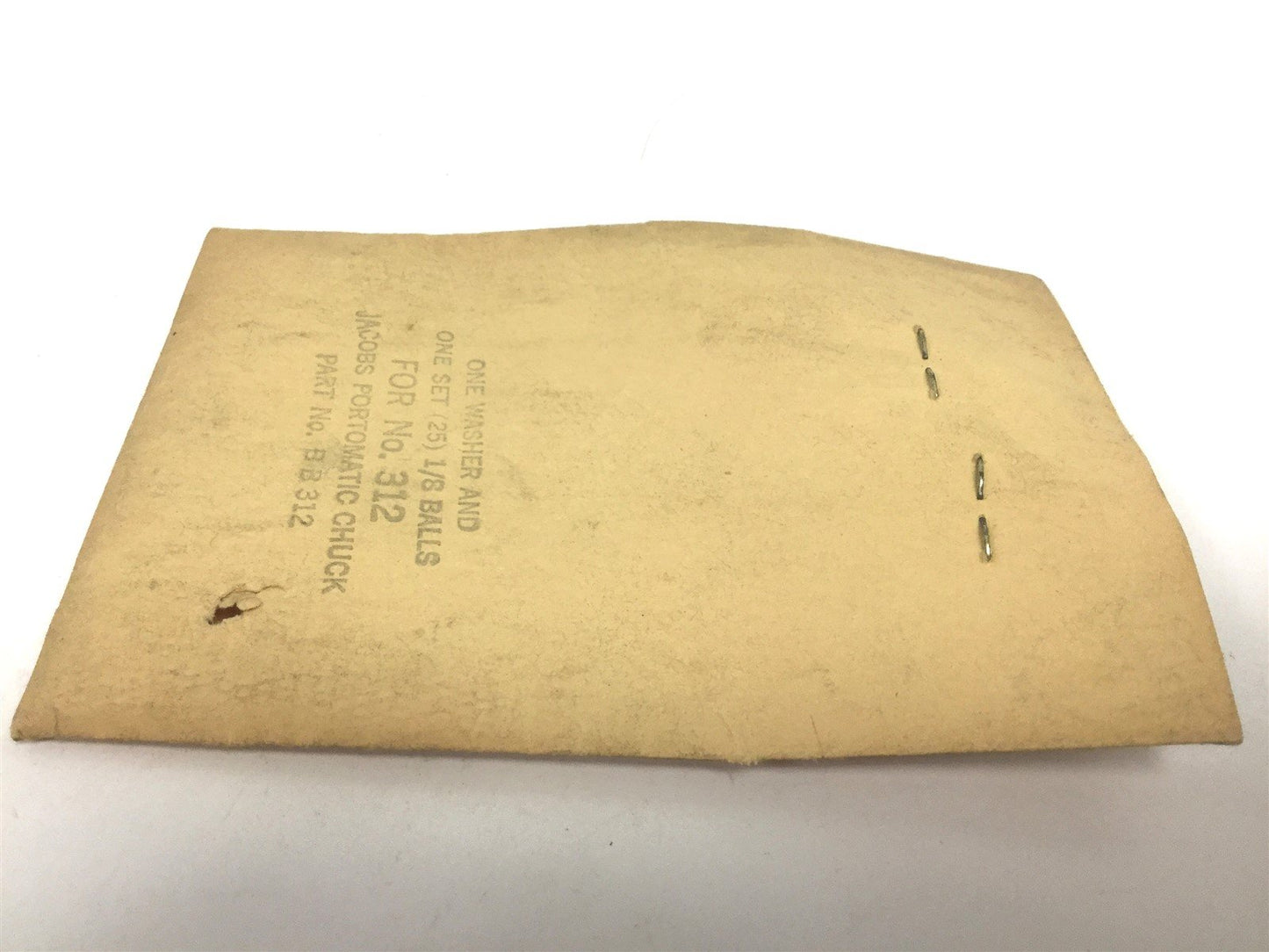 New Jacobs Multi-Craft B-B-312 One Washer & 25x 1/8 Balls For Portomatic Chuck