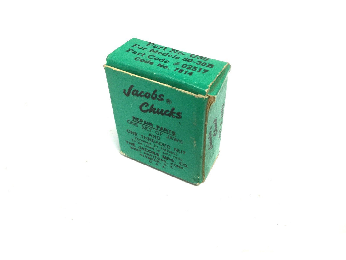 New Jacobs Multi-Craft U30 Jaws and Nut Chuck Rebuild Kit For 30-30B