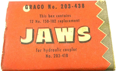 New Graco 203-438 Jaws, For Hydraulic Coupler 203-410